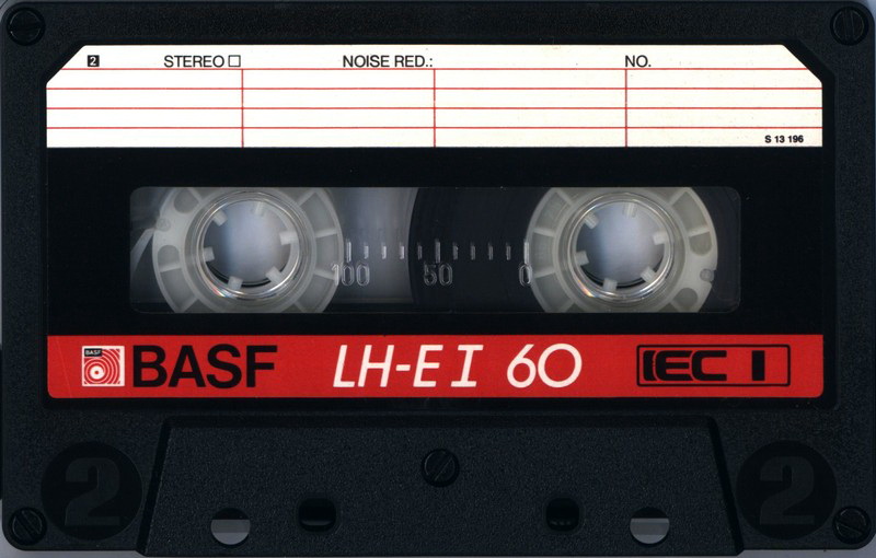 Compact Cassette BASF LH Extra I 60 Type I Normal 1985 Brazil