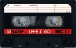 Compact Cassette BASF LH Extra I 60 Type I Normal 1985 Brazil