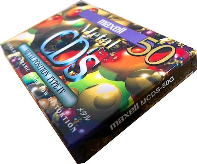 Compact Cassette Maxell Metal CD's 50 "MCDS-50G" Type IV Metal 1994 Japan