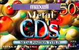 Compact Cassette Maxell Metal CD's 50 "MCDS-50G" Type IV Metal 1994 Japan