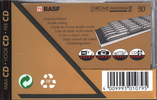 Compact Cassette BASF Chrome Maxima II 90 Type II Chrome 1991 Europe