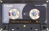 Compact Cassette BASF Chrome Maxima II 90 Type II Chrome 1991 Europe