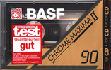 Compact Cassette BASF Chrome Maxima II 90 Type II Chrome 1991 Europe