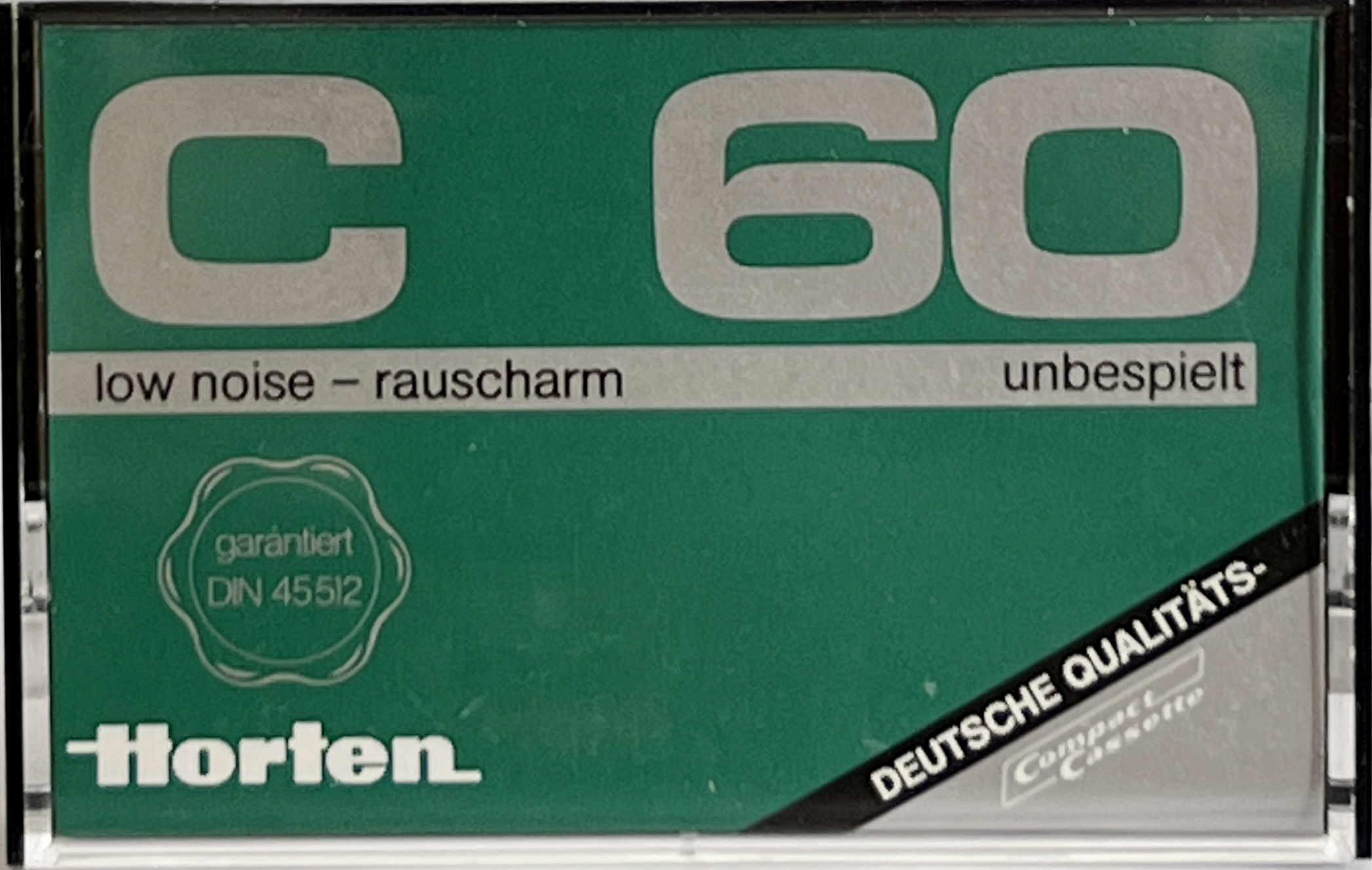 Compact Cassette Horten 60 Type I Normal 1977 Germany