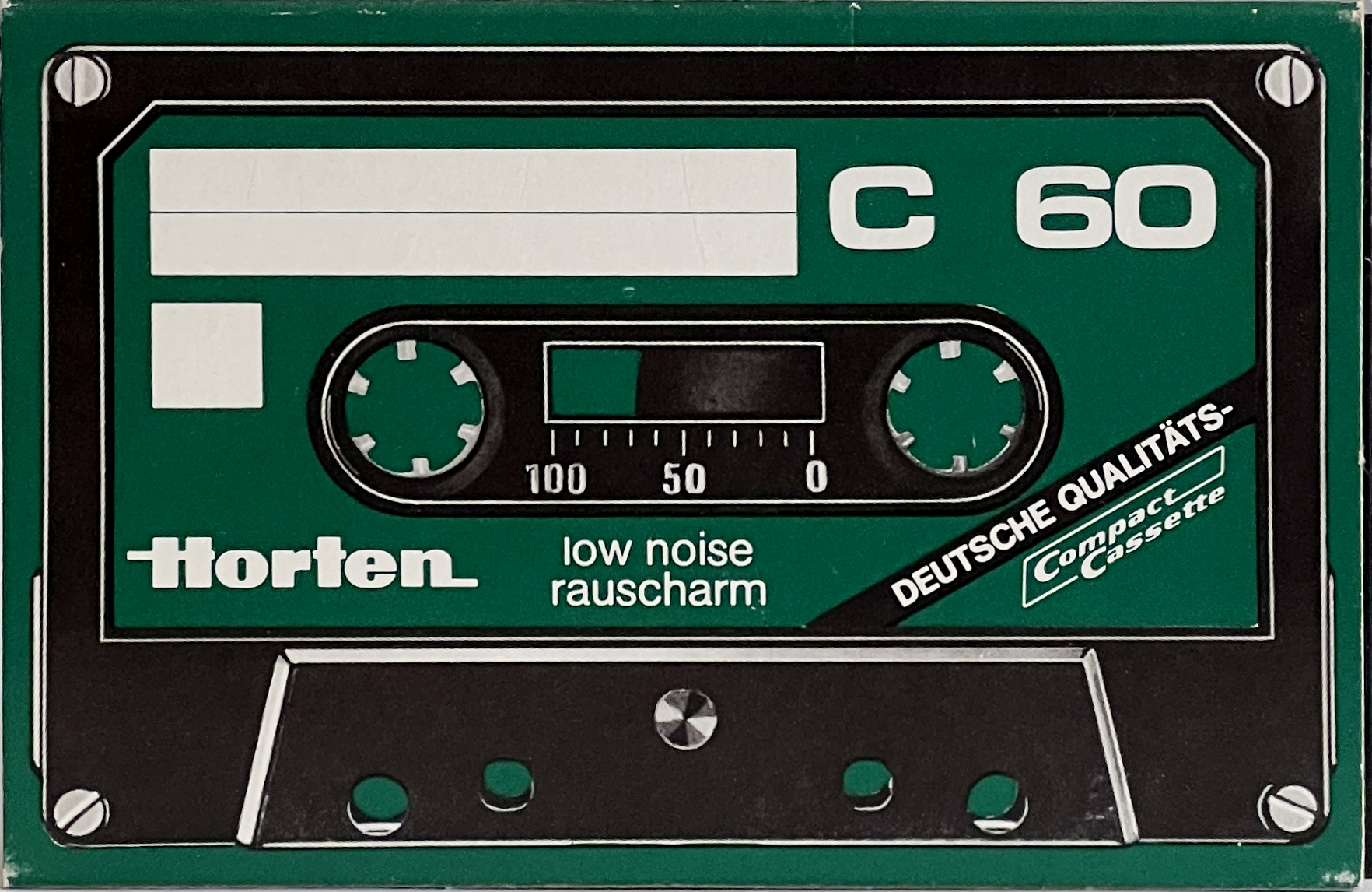Compact Cassette Horten 60 Type I Normal 1977 Germany