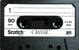 Compact Cassette Scotch Classic 90 Type III Ferro Chrome 1977 Europe