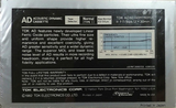 Compact Cassette TDK AD 60 Type I Normal 1982 USA