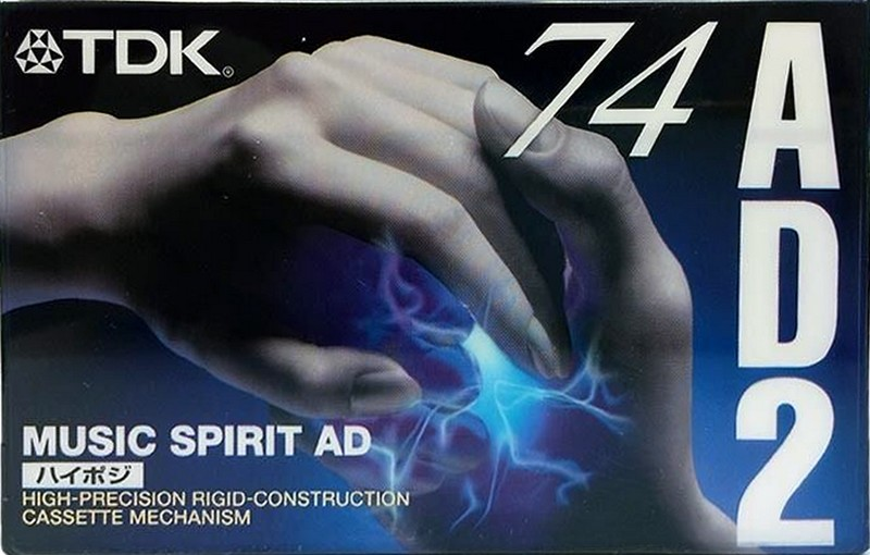 Compact Cassette TDK AD2 74 "AD2-74S" Type II Chrome 1997 Japan
