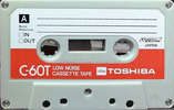 Compact Cassette Toshiba T 60 Type I Normal 1973 Europe