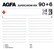 Compact Cassette AGFA Superchrom HDX 90+6 Type II Chrome 1985 Europe