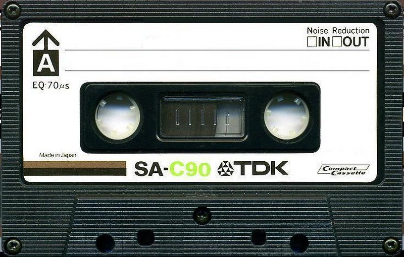 Compact Cassette TDK SA 90 Type II Chrome 1974 Japan
