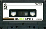 Compact Cassette TDK SA 90 Type II Chrome 1974 Japan