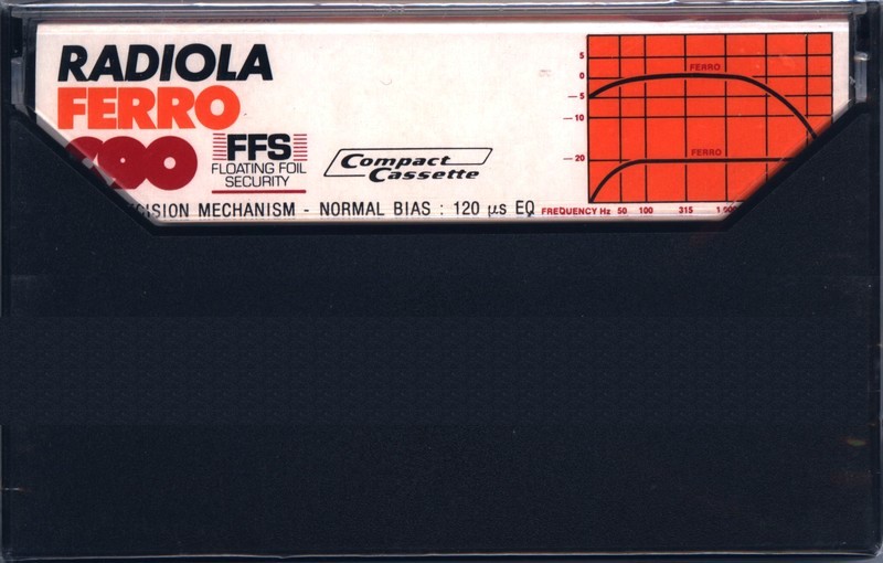 Compact Cassette Radiola Ferro 90 Type I Normal 1981 Europe