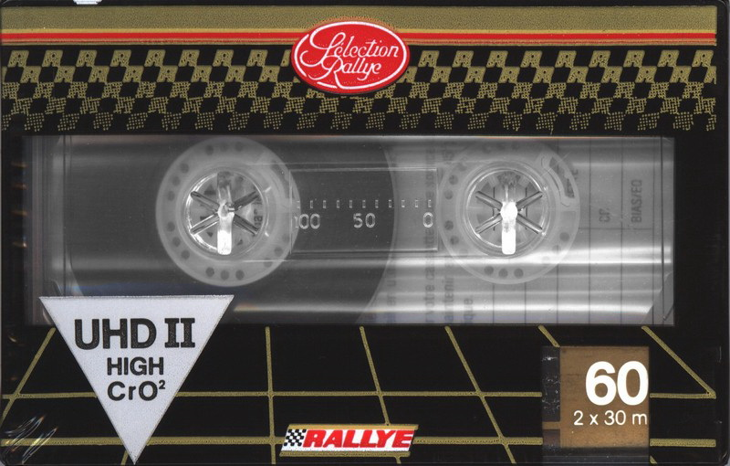 Compact Cassette Rallye UHD II 60 Type II Chrome 1996 France