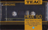 Compact Cassette Teac HDX 90 Type II Chrome South Korea