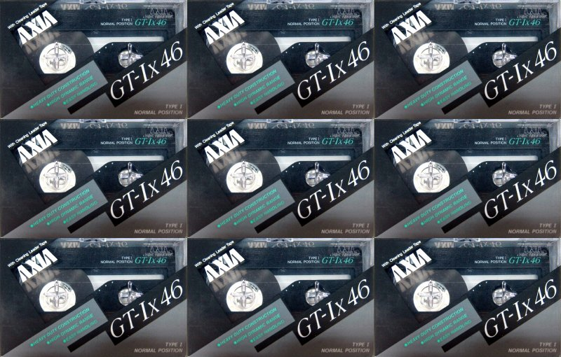 Compact Cassette AXIA GT-Ix 46 Type I Normal 1988 Japan