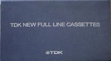 Promo TDK 90 "TDK New Full Line Cassettes" 1982 Worldwide