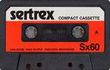 Compact Cassette sertrex SX 60 Type I Normal Hungary