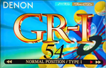 Compact Cassette Denon GR-I 54 "GR-1 54W" Type I Normal 1995 Japan