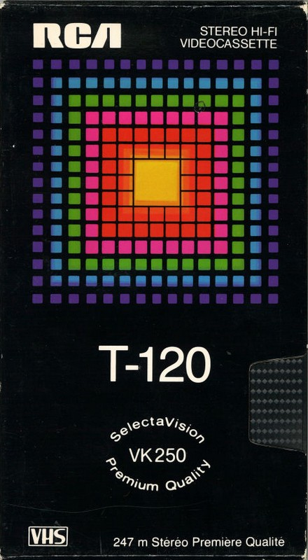 VHS, Video Home System RCA 120 "SelectaVision VK 250" Type I Normal North America