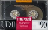 Compact Cassette Maxell UDII / UD2 90 Type II Chrome 1988 Japan
