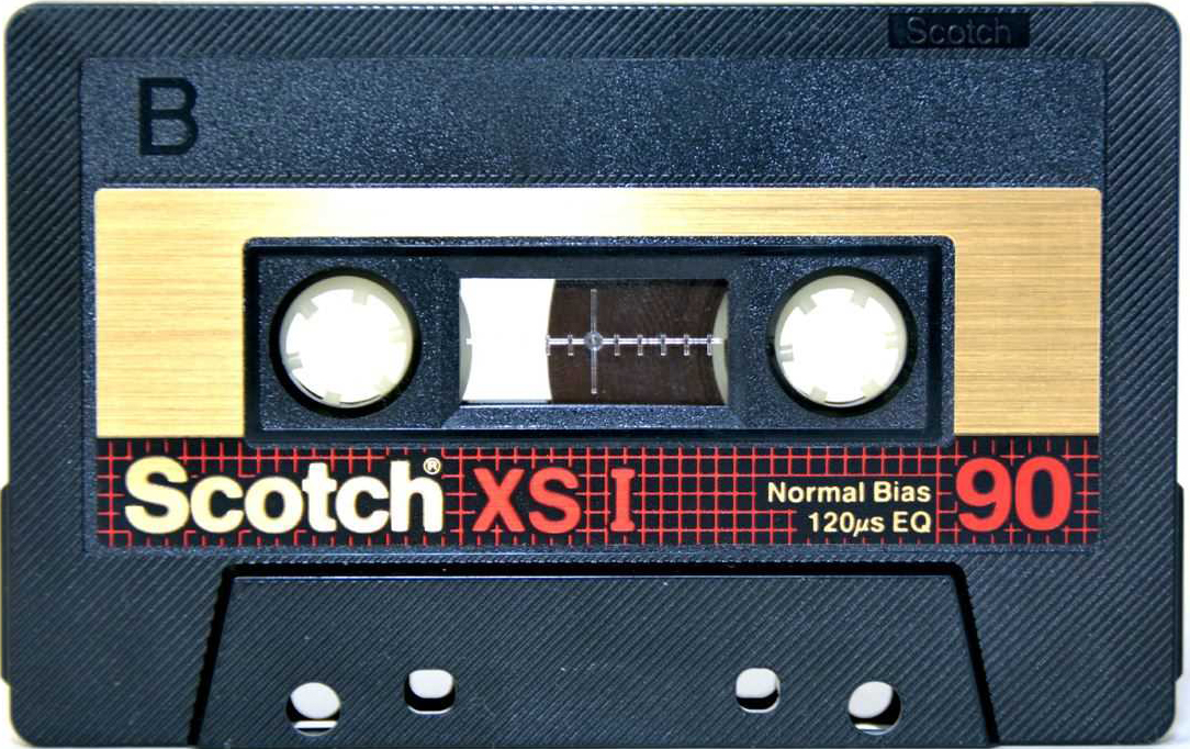 Compact Cassette Scotch XS I 90 "34-716-9014-0" Type I Normal 1982 Worldwide
