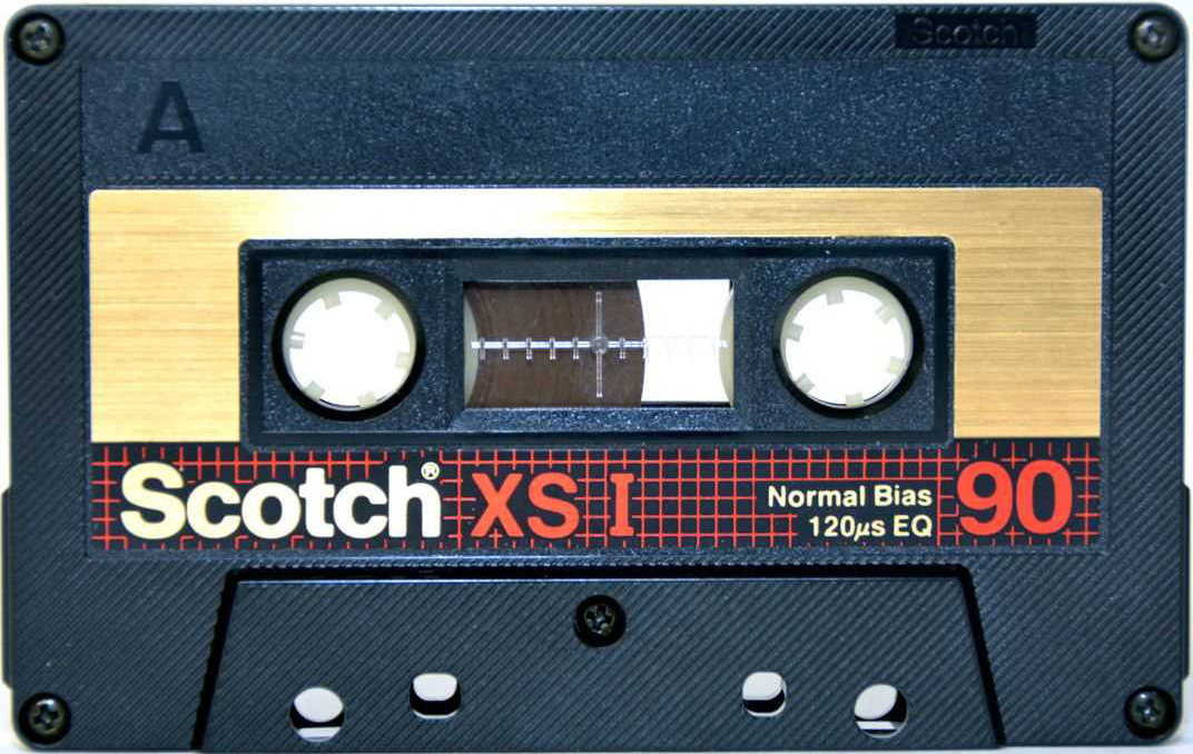 Compact Cassette Scotch XS I 90 "34-716-9014-0" Type I Normal 1982 Worldwide