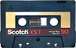 Compact Cassette Scotch XS I 90 "34-716-9014-0" Type I Normal 1982 Worldwide