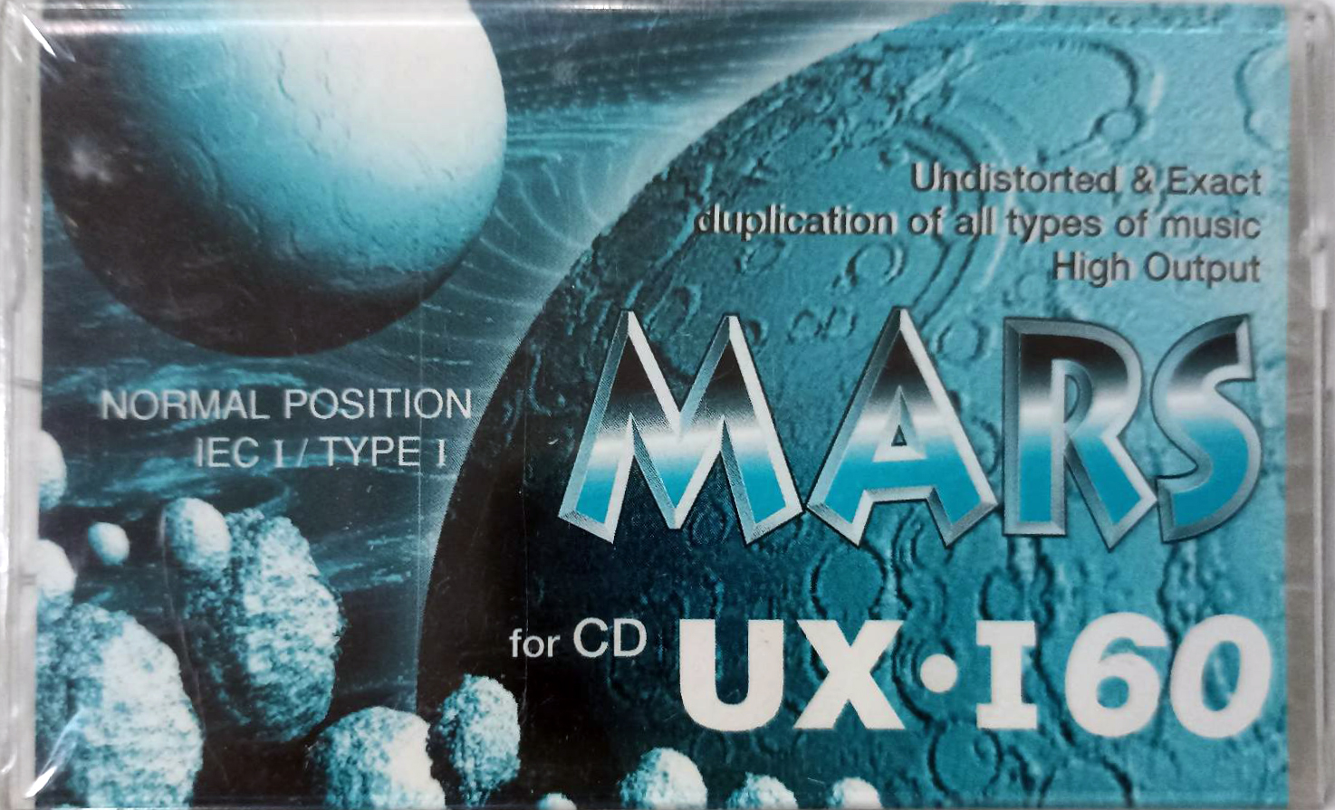 Compact Cassette Mars UX-I 60 Type I Normal Unknown Country
