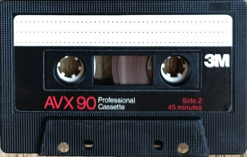 Compact Cassette 3M AVX 90 Type I Normal 1996 USA