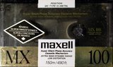Compact Cassette Maxell MX 100 Type IV Metal 1988 North America