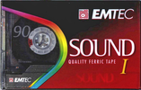 Compact Cassette Emtec Sound I 90 Type I Normal 2004 Worldwide