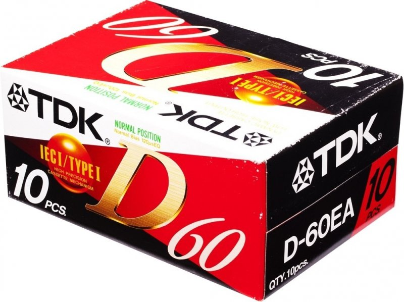 Compact Cassette TDK D 60 "D-60EA" Type I Normal 1995 Europe