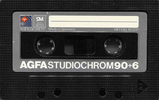Compact Cassette AGFA Studiochrom 90+6 Type II Chrome 1980 Europe