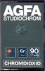 Compact Cassette AGFA Studiochrom 90+6 Type II Chrome 1980 Europe