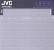 Compact Cassette JVC UFII 90 "Dynarec" Type II Chrome 1988 North America