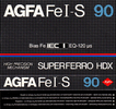 Compact Cassette AGFA Superferro HDX 90 "Fe I-S" Type I Normal 1982 Europe
