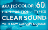 Compact Cassette AXIA J`z 2 Color 60 "JZ2J 60" Type II Chrome 2000 Japan