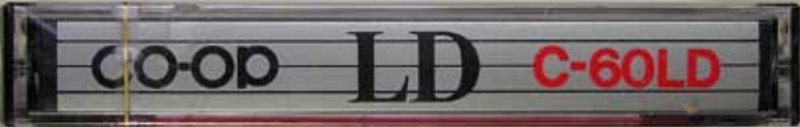 Compact Cassette CO-OP LD 60 Type I Normal 1978 Japan