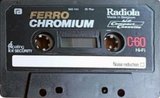 Compact Cassette Radiola 60 Type III Ferro Chrome 1978 Europe