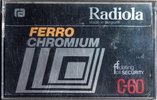 Compact Cassette Radiola 60 Type III Ferro Chrome 1978 Europe