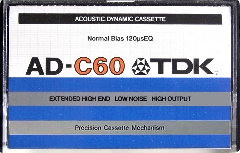Compact Cassette TDK AD 60 Type I Normal 1979 Japan