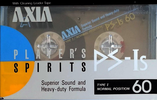 Compact Cassette AXIA PS-Is 60 Type I Normal 1987 Japan