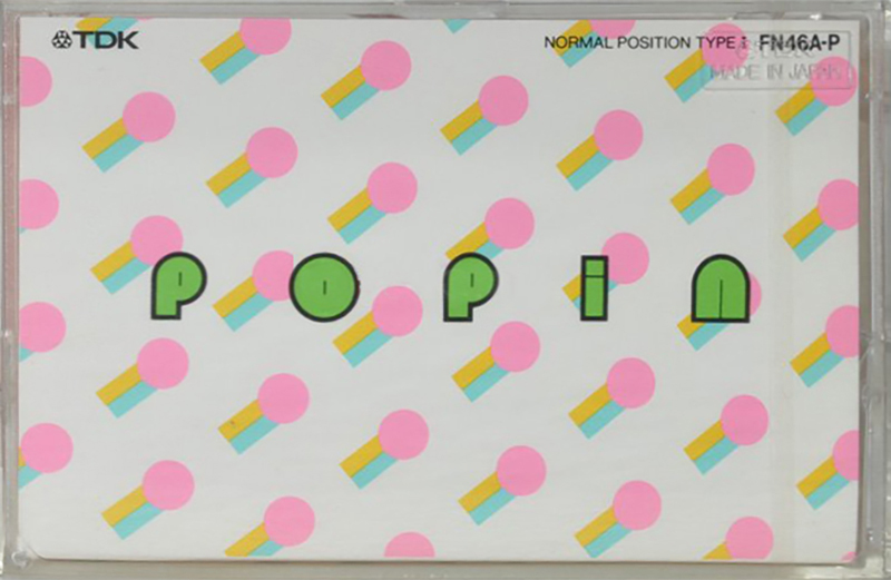 Compact Cassette TDK 46 "POPIN FN46A-P" Type I Normal 1985 Japan