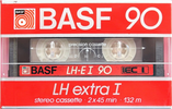 Compact Cassette BASF LH Extra I 90 "LH-E I" Type I Normal 1985 North America