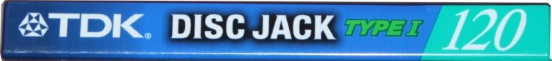 Compact Cassette TDK DJ1 Disc Jack 120 "DJ1-120F" Type I Normal 1999 Japan