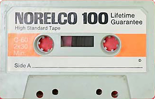 Compact Cassette Norelco 100 60 Type I Normal 1971 USA