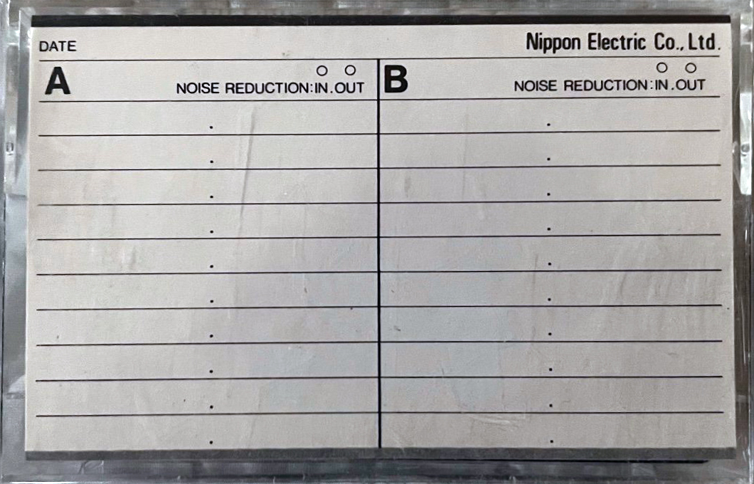 Compact Cassette NEC SD 90 Type I Normal Japan