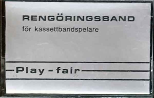 Compact Cassette Play-fair Cleaning Cassette Sweden