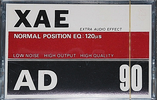Compact Cassette XAE 90 Type I Normal Taiwan